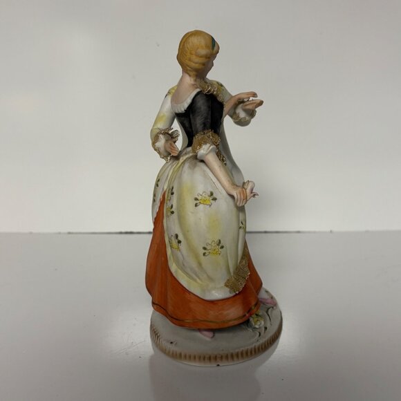 Brinns Porcelain Figurine Victorian Dancing Couple Vintage Japan - Picture 5 of 10